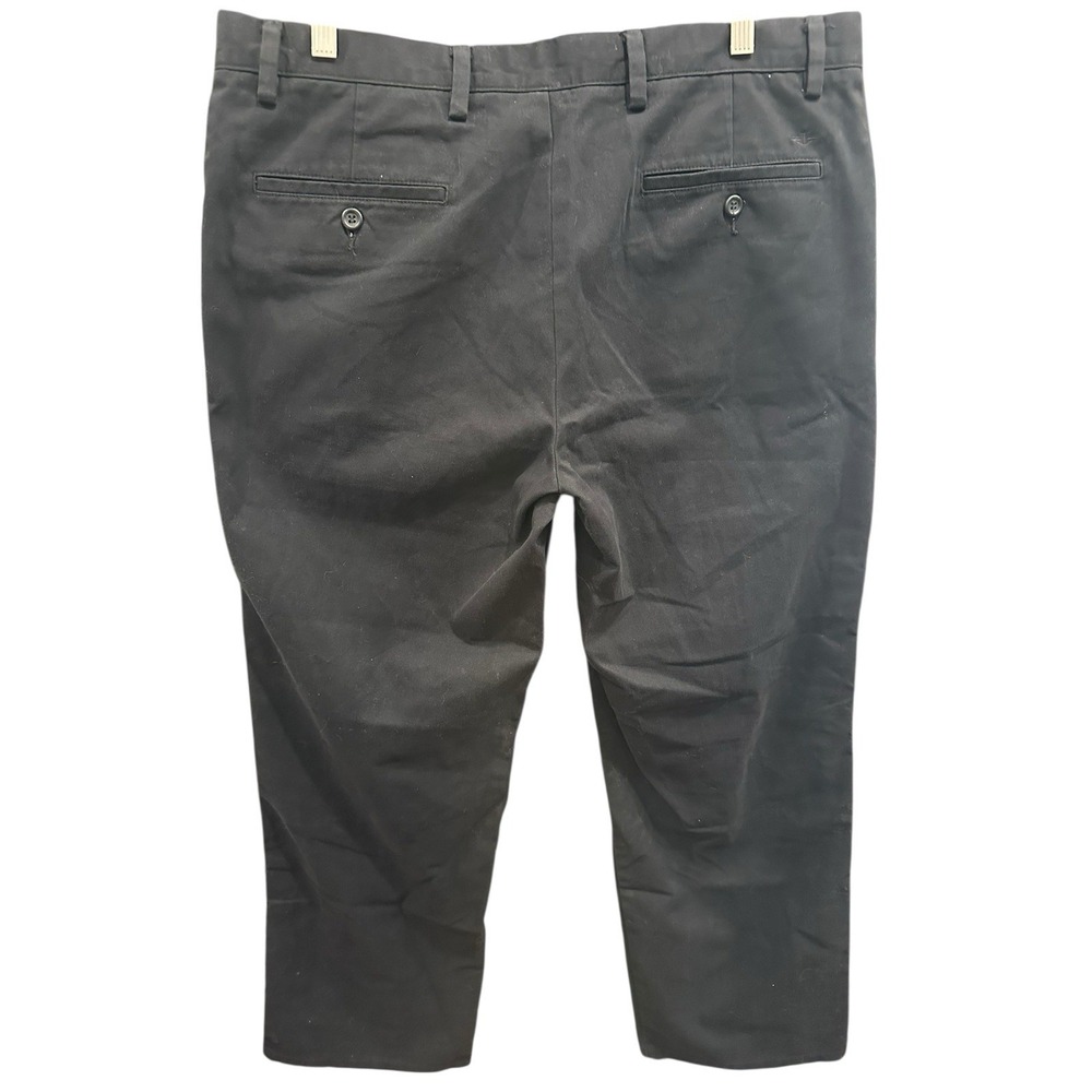 Dockers D2 Pants Easy Khaki Men's Size 36X30 Black Cotton Casual Dress EUC - Picture 2 of 4